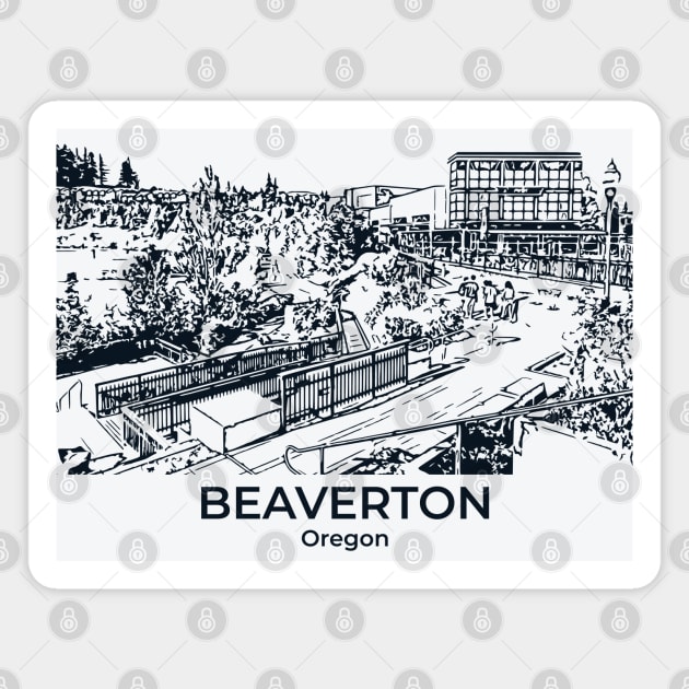 Beaverton - Oregon Magnet by Lakeric